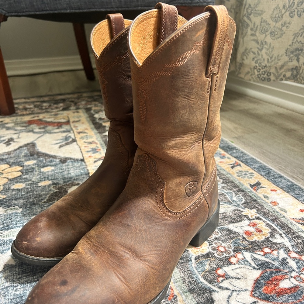 Ariat Men's Distressed Brown Cowboy Boots